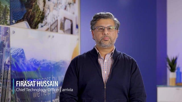 A video of arrivia Chief Technology Officer Firasat Hussain sharing his thoughts on how our tech stack sets us apart from the competition
